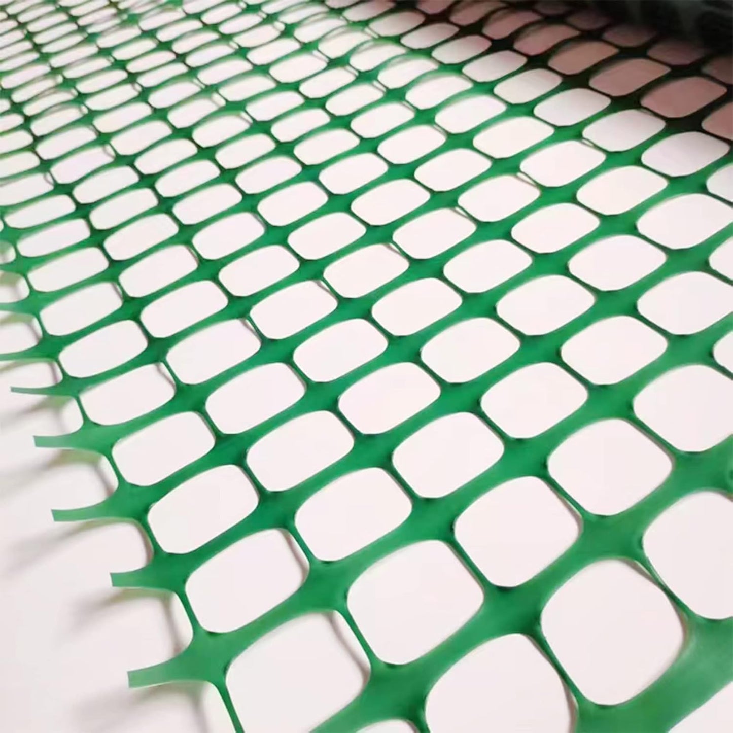 Safety Fence Garden Netting Roll 4 X 100 Feet with Zip Ties, Temporary Reusable Plastic Mesh Fencing Netting for Snow Fence, Animal Barrier, etc. (4' X 100‘ SW, Green)