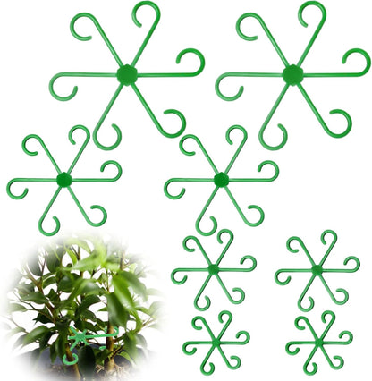 32pcs Plant Stem Support, Plant Support for Indoor Plants, 4 Sizes Climbing Houseplant Stem Holders, Reusable Plant Stabilizer, Indoor Plants Accessories