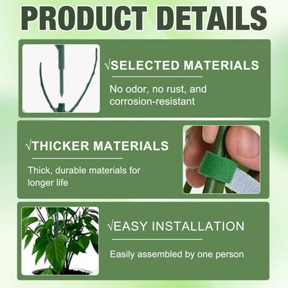 5 Pack Stackable Monstera Plant Support, Plant Stakes for Indoor and Outdoor Plants Use, Garden Stakes for Climbing and Potted Plants, Pothos, Philodendron