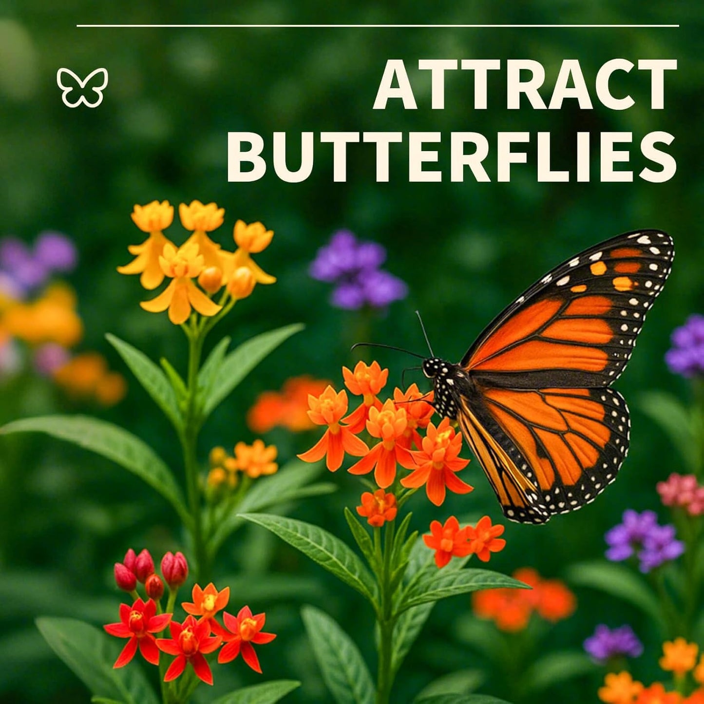 Mix Milkweed Seeds for Monarch Butterflies - 6 Individual Varieties Perennial Wildflower (120 Seeds per Pack) Colorful Pollinator Garden, Easy to Grow for Backyard & More (Mix Milkweed Seeds)