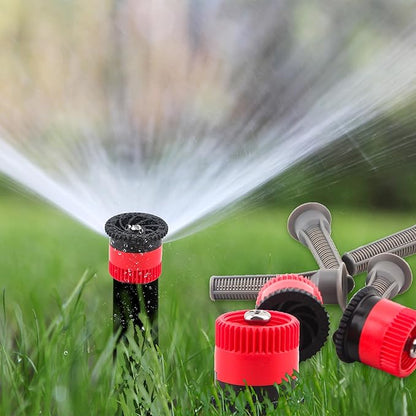 24 Pcs Variable Arc Nozzle Adjustable Sprinkler Nozzle High Efficiency Replacement Pop-up Sprinkler Heads Compatible for Sprinklers, 10VAN