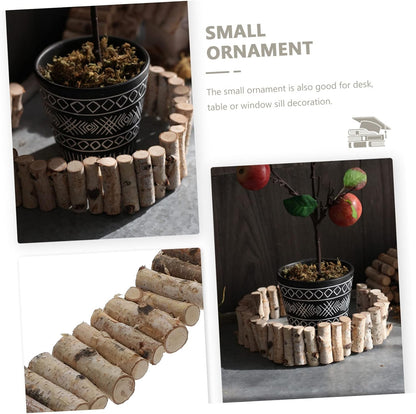 1Pc Adorable Miniature Fence for DIY Fairy Gardens Succulent Landscapes Indoor Durable Crafting Accessory for Plants and Garden Projects