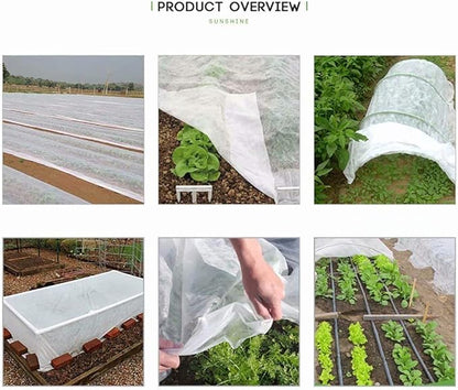 Agfabric Plant Covers Freeze Protection Floating Row Covers 7'x50' 0.55oz Plant Covers Row Covers for Vegetables,White
