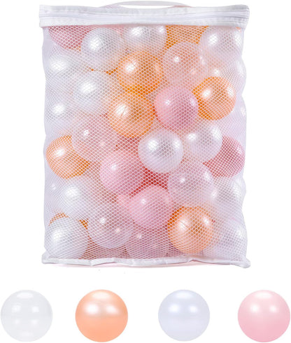 TRENDPLAY Plastic Balls for Ball Pits - Hollow Balls- Safe and Exciting Playtime - Perfect for Baby Pools, Birthday Party Decoration