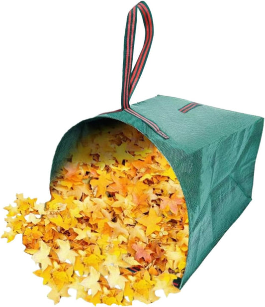 Leaf Collector, Large Yard Dustpan-Type Lawn and Leaf Bags, 53-Gallon Reusable Garden Bags for