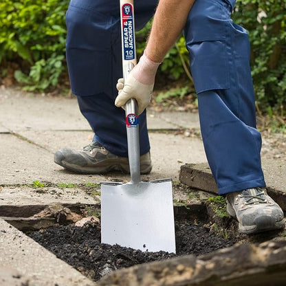 Spear & Jackson 1071AL Neverbend Professional Treaded Digging Spade, Gray