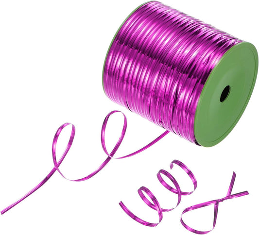 Metal Twist Ties, 500 Yards Metallic Twists Tie Bread Twisty-Ties for Party Decoration/Garden Plant/Gift Wrapping Bag/Cake/Pops Candy/Bakery Bags [Rose Red]