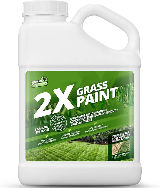 2X Green Grass Paint for Lawn, Ideal Turf Paint for Grass & Green Lawn Paint to Renew Discolored
