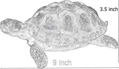 Bellaa Turtle Garden Sculptures Statues Home Decor Tortoise Realistic Cute Large Animal Gilbert Zen Garden Patio Lawn Yard Art Tanya Talia Galapagos Todd Outdoor Figurines 9 inch
