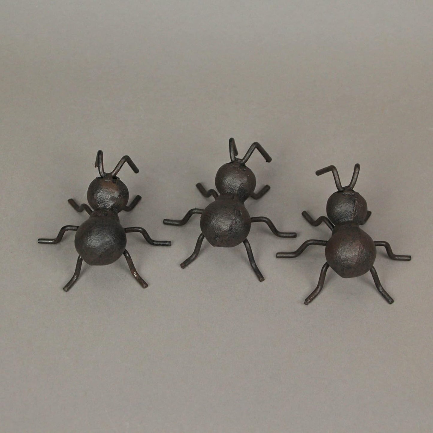 Set of 6 Cast Iron Ant Sculptures Home Garden Decor Metal Outdoor Statue Yard Art