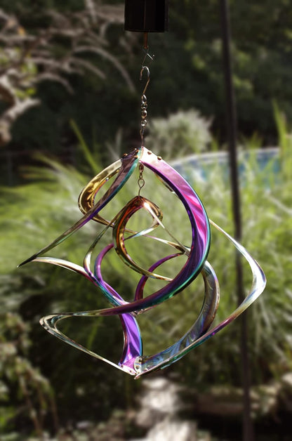 Red Carpet Studios The Original Double Helix Cosmix Wind Spinner, 14-Inch, Rainbow