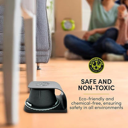 Scout Bed Bug Detection Trap – Non-Toxic Early Monitoring Solution with Patented Pheromone Technology, Includes 12 Bed Bug Detection Traps, Replaceable Lures and User Guide