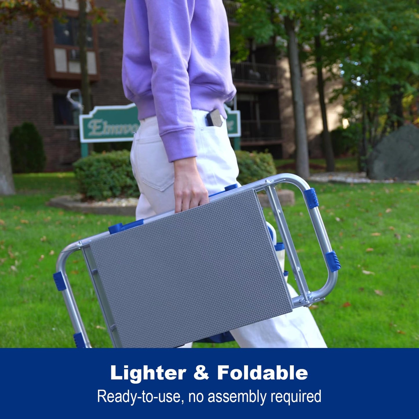 Aimerla K5 Foldable Kneeler Seat - Heavy Duty (Detachable Cloud Kneeler Pad) - Garden Stool - 2