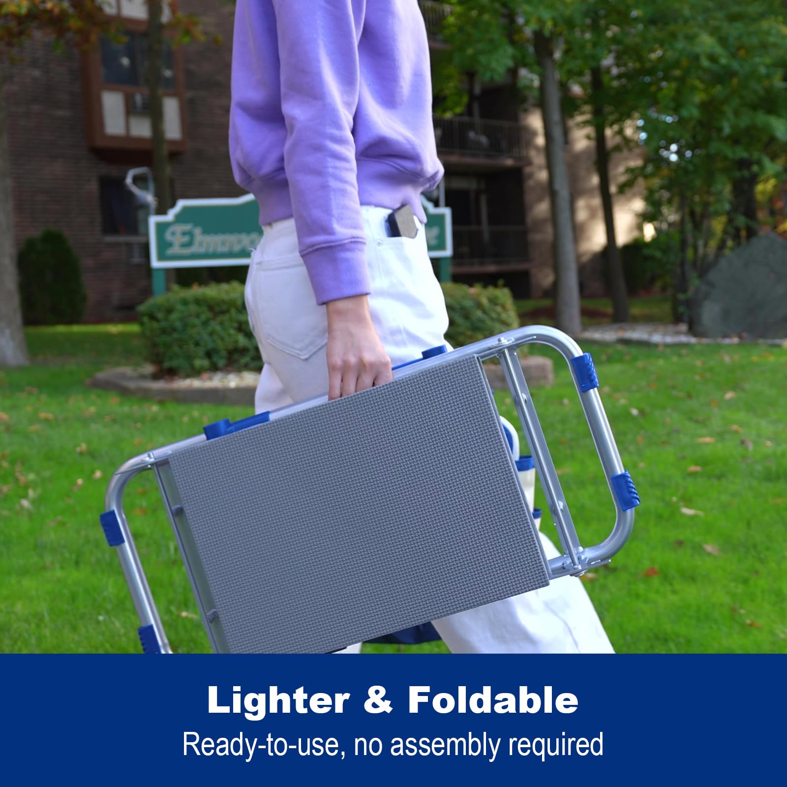 Aimerla K5 Foldable Kneeler Seat - Heavy Duty (Detachable Cloud Kneeler Pad) - Garden Stool - 2