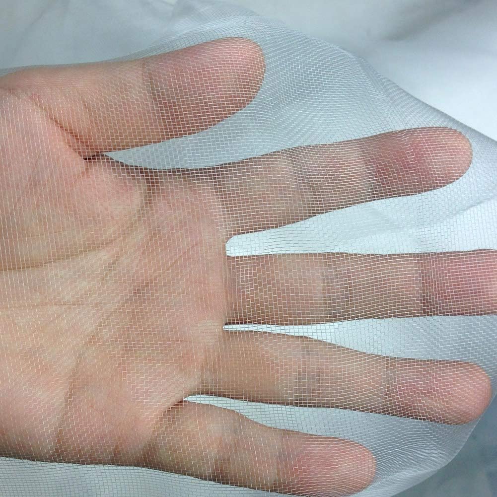 30x25Ft Mosquito Bug Insect Bird Fine Mesh Net Barrier Hunting Blind Garden Screen Netting for Protect Your Plant Fruits Flower