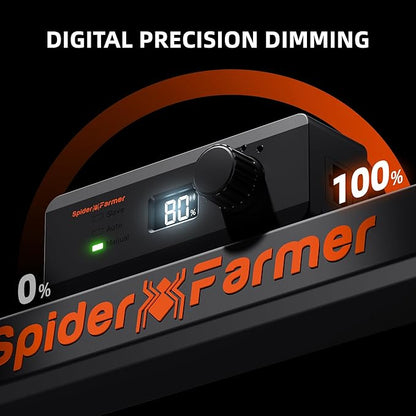 Spider Farmer SE4500 320W LED Grow Lights, Samsung LM301H EVO Diodes, 2025 Upgraded Remote App Control, 2X4ft Coverage Full Spectrum Dimmable Bar Style Growing Lamp for Indoor Plants