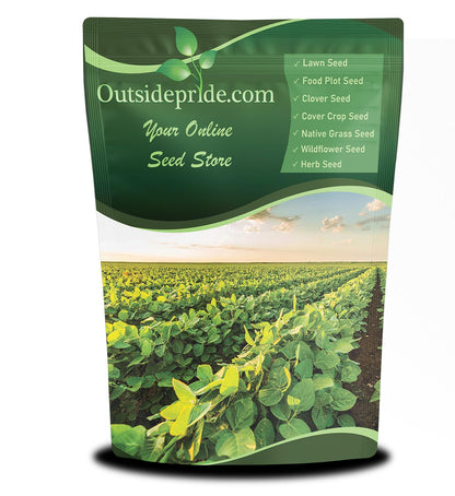 Outsidepride Soybean Seeds - 25 lbs High-Protein & High Yield Heirloom Variety Soy Beans, Ideal for Oil Processing, Forage, Animal Food Plots, & Wildlife Feed for Poultry & Other Farm Animals
