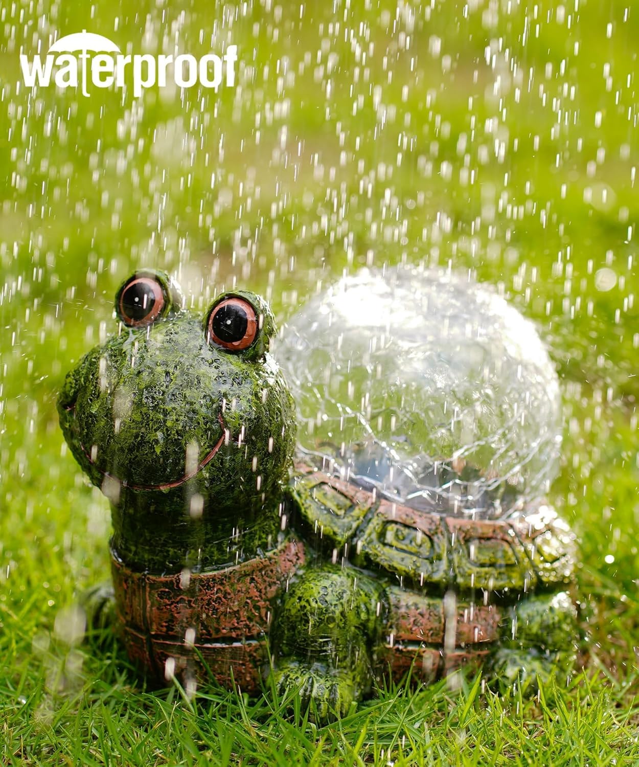 Qeeman Turtle Outdoor Garden Statues: Lawn Ornaments for Outside Yard Patio Balcony Landscaping Figurine Decor - Birthday Gifts for Mom Grandma Women Dad Lover Sister