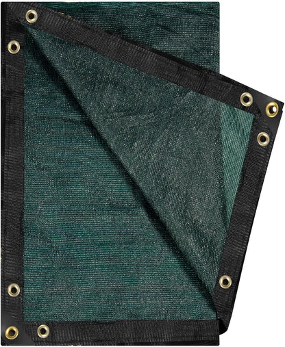 e.share 90% Heavy Duty Shade Cloth for Garden, 6 Ft X 10 Ft Sun Shades Outdoor Patio with Grommets for Plant Covers,Porch Screen,Pergola Shade Cover,Greenhouse,Green