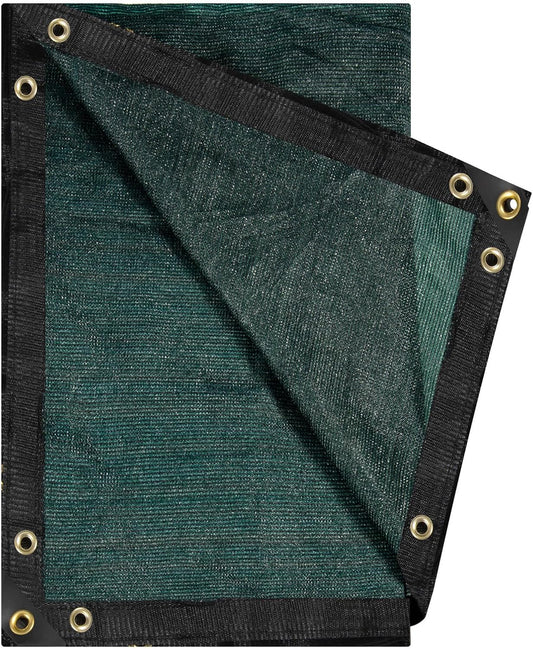 e.share 90% Heavy Duty Shade Cloth for Garden, 6 Ft X 10 Ft Sun Shades Outdoor Patio with Grommets for Plant Covers,Porch Screen,Pergola Shade Cover,Greenhouse,Green