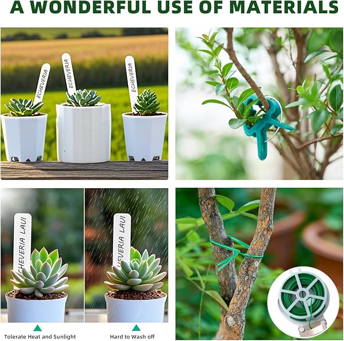 175-Piece Gardening Kit with Bonsai Tools, Succulent & Herb Planting Set, Pruning Shears, Seed Trays, Waterproof Mat – Durable BPA-Free Indoor & Outdoor Garden Tool Set Gift