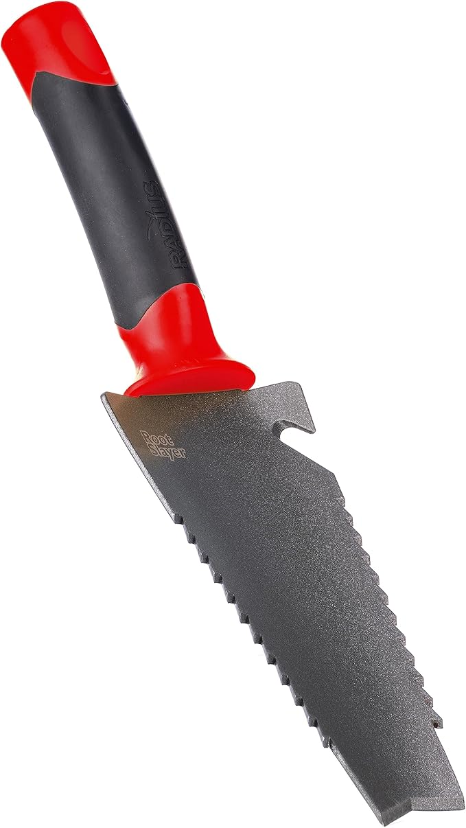 Radius Garden 17011 Root Slayer, Trowel/Holster, Original Red