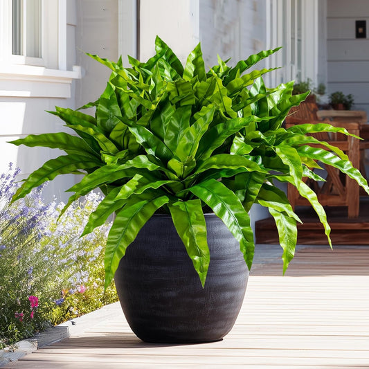 4 Pcs Artificial Greenery Stems Fake Bird Nest Fern Faux Branches Artificial Plants Realistic Fake