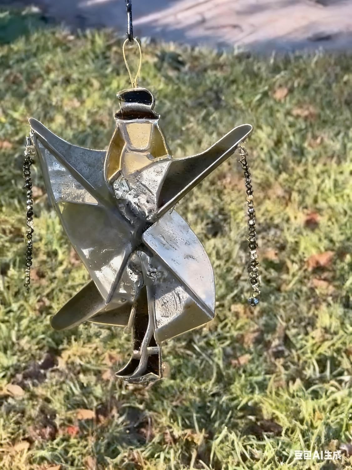 3D Hand-Painted Acrylic Sheet Windmill, Colorful Windmill with Dancing Patterns, Melody Windmill, Dynamic Dancing Pattern DIY Sun Catcher, Artistic Wind-Powered Decoration (Requires Assembly)