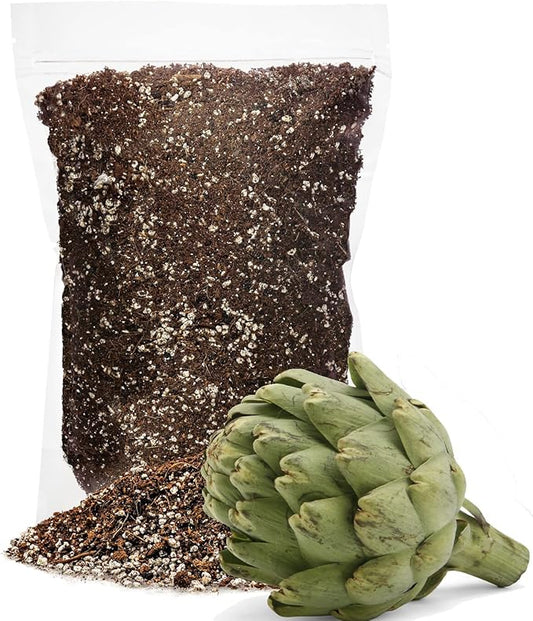 Premium Organic Potting Soil for Artichoke - (2 Quart Bag)