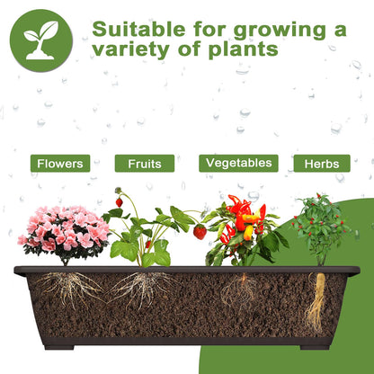 5-Tier Vertical Garden Planter,4.4Ft Planter Box with 5 Container Boxes