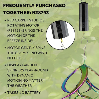 Red Carpet Studios The Original Double Helix Cosmix Wind Spinner, 14-Inch, Rainbow