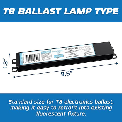 OHLECTRIC 10 Pack - Replacement for ICN3P32-SC 1,2&3 Lamp - T8 Fluorescent Ballast, Electronic