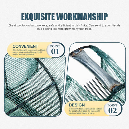 Tofficu Ergonomic Blueberry Picker with Steel Comb and Handle, Lightweight Fruit Harvesting Tool for Berries and Small Fruits, Ideal for Outdoor Garden Use