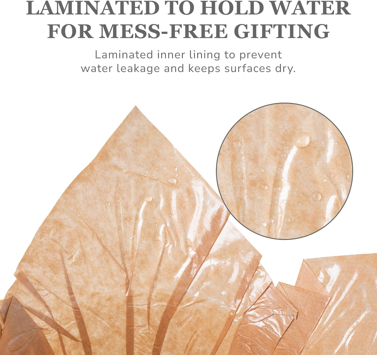 4.5” Plant Pot Covers, Decorative Plant Sleeve for Indoor House Plants, Reusable and Gift-Ready for Potted Flowers, Natural Kraft, Pack of 5