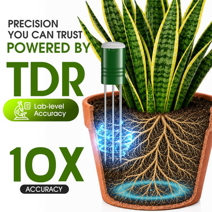 Soil Moisture Meter for Plants,4-in-1 Wireless Soil Tester,Soil Thermometer/Moisture/Sunlight
