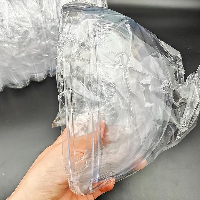 Acrylic Hollow Ball, Clear Plastic Fillable Ornaments Ball, DIY Clear Plastic Balls for New Years Present,Xmas Tree,Home Decoration,Wedding,Party (14cm/5.51inch,10pcs)