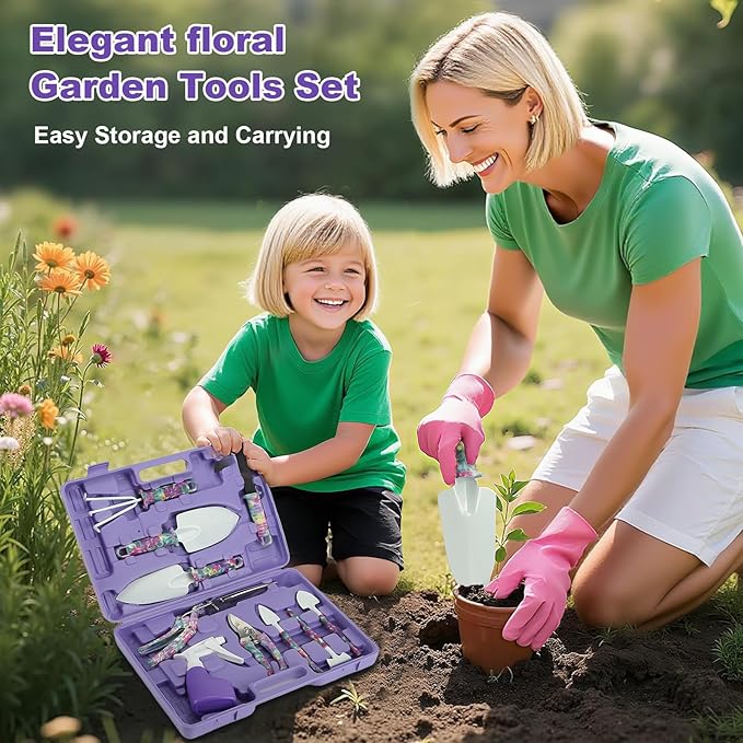 Gifts for Nana, Mothers Day Birthday Gifts Garden Tool Set for Nana, Gardening Kit for Gardener Women