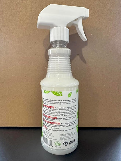 Mighty Mint Peppermint Oil Mouse Repellent Spray – Natural Indoor & Outdoor Control for Mice and Rodents – Plant-Based, Extra-Strong Formula - 16 oz (Pack of 2)