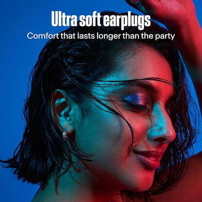 Alpine PartyPlug Concert Ear Plugs with 19dB Noise Reduction - Reusable Hearing Protection for