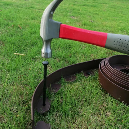 Landscape Edging,40FT Plastic Garden Edging with 40 Stakes,2 Inch Tall Lawn Edging for Lawn,Yard,Flower Gardens Border