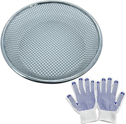 Mesh Gardening Sifter, 6mm Sieve mesh Size， Perfect for 5 Gallon Bucket,for Sand Rocks Dirt Compost