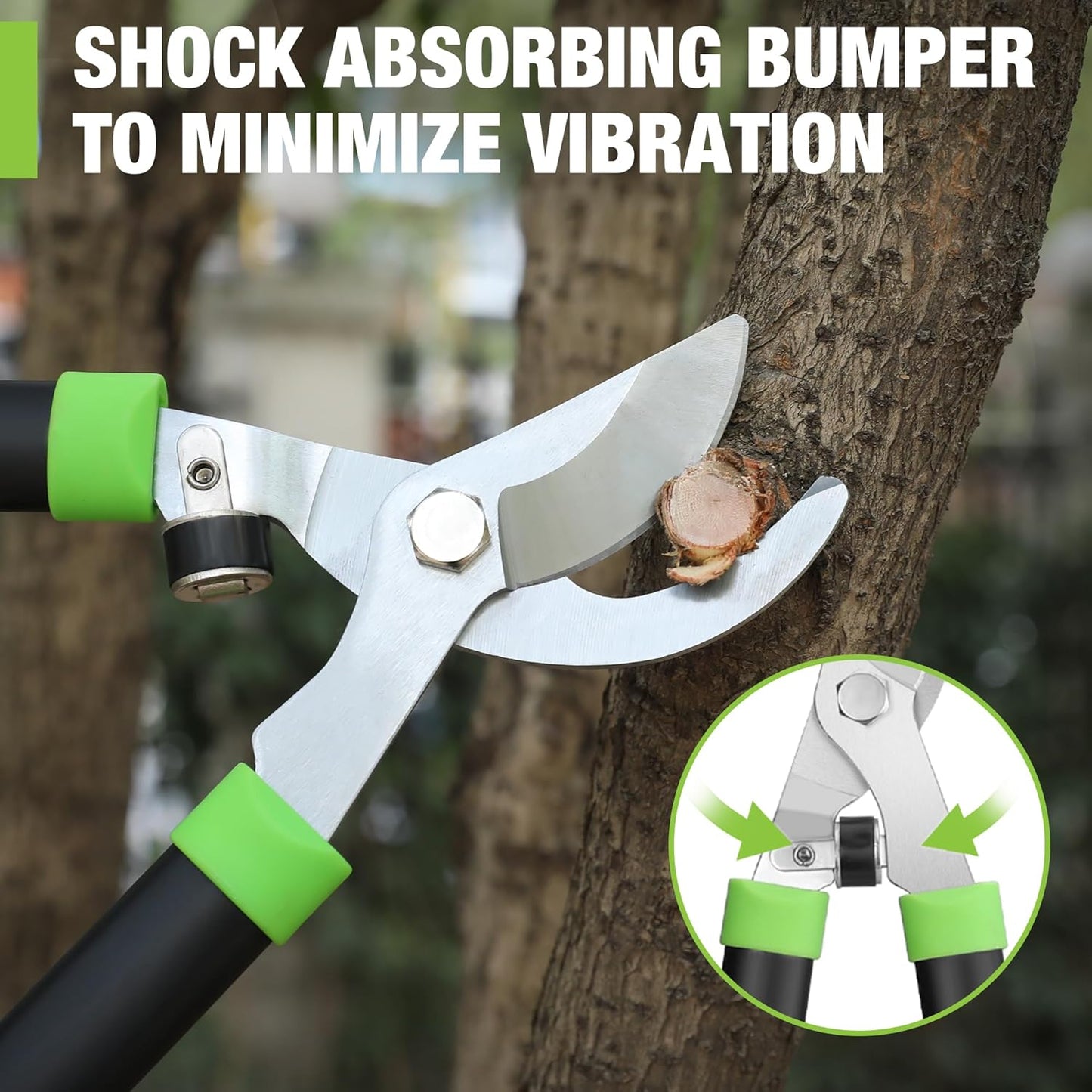 WORKPRO Bypass Lopper, 28" Branch Cutter with 65MN Spring Steel Blade, Heavy Duty Tree Trimmer with 1-3/16inch Cutting Capacity, Perfect for Cutting Shrubs and Branches