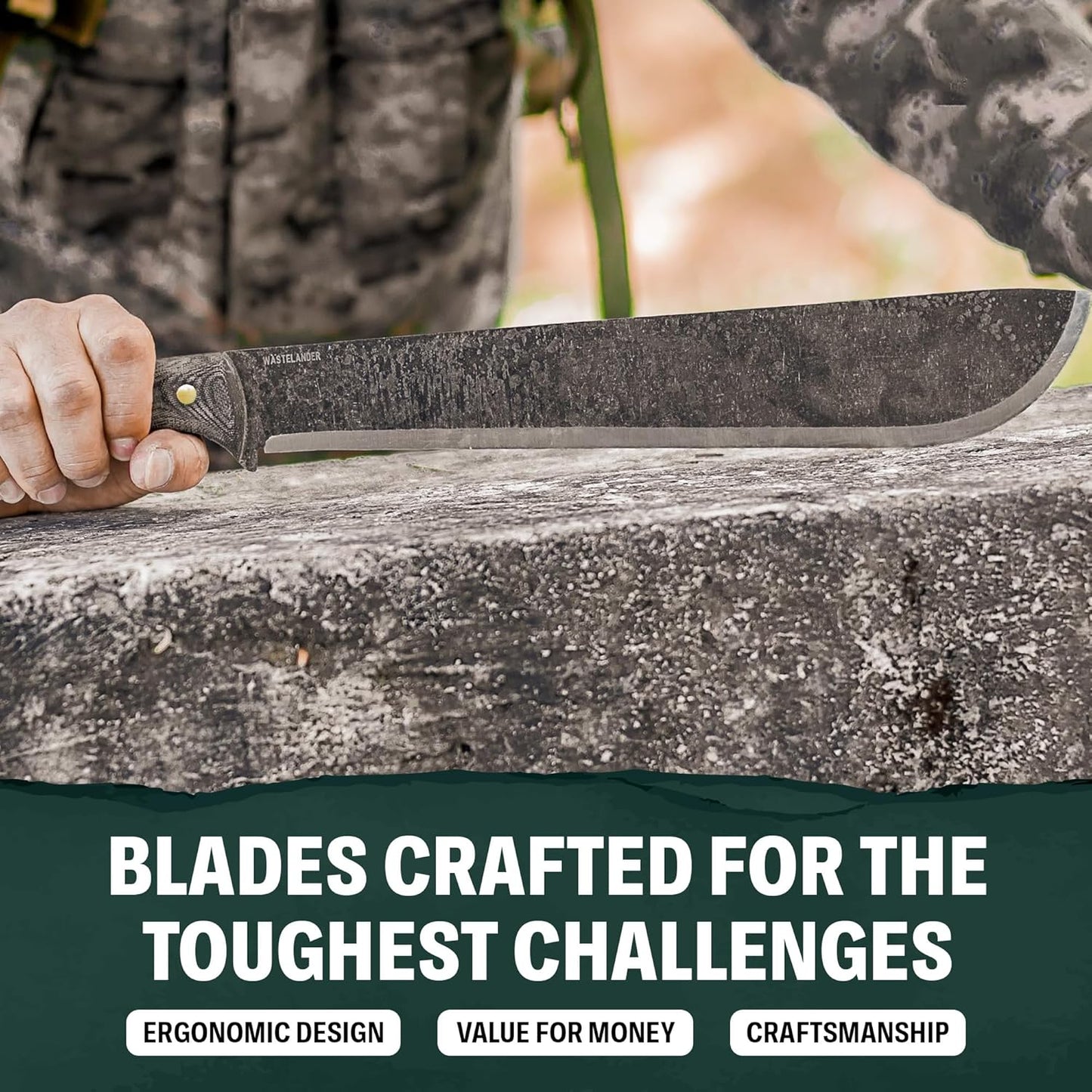 Condor Tool & Knife Outdoor Machete with Micarta Handle