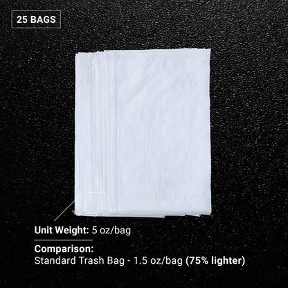 Sandbaggy Large Sandbags - Size: 31" x 45" - Thick Heavy Duty Contractor Bags, Heavy Duty Garbage Bags, Dumpster Bag, Construction Trash Bags, Contractor Bags 6 mil (25)