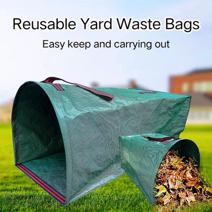 Leaf Bag Holder – Collapsible Yard Waste Bag, Reusable Garden Debris Bag for Leaves, Lawn Trash, Camping, Parties & Laundry