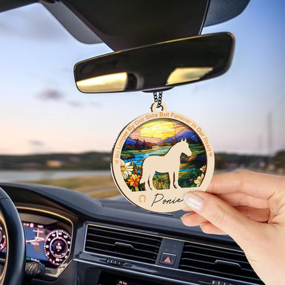 Horse Memorial Ornaments, Christmas Xmas Tree Ornament, Window, Car Hanging, Sympathy Gift for Loss of Horse, Bereavement Keepsake, Holiday Decoration for Pet Loss PO236