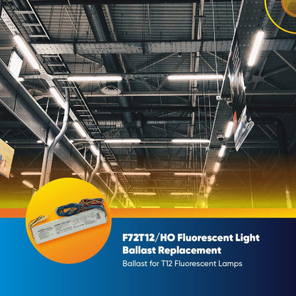 F72T12/HO Rapid Start Fluorescent Light Ballast Replacement for Advance Asb-1224-24-BL-TP by Technical Precision - 12-24 Ft. T12 2-4 Lamp Ballast for Signs and Outdoor Applications