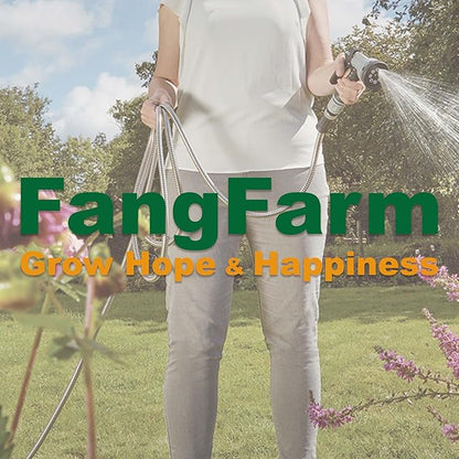 Stainless Steel Garden Hose: Durable Quality Metal with High-pressure Water Output for Gardeners（100FT）