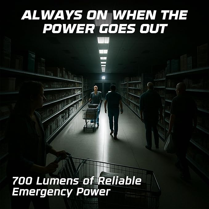 OHLECTRIC Emergency Ballast Replacement for PS600QD MVOLT - 700 Lumen Output - 90-Minute Backup for
