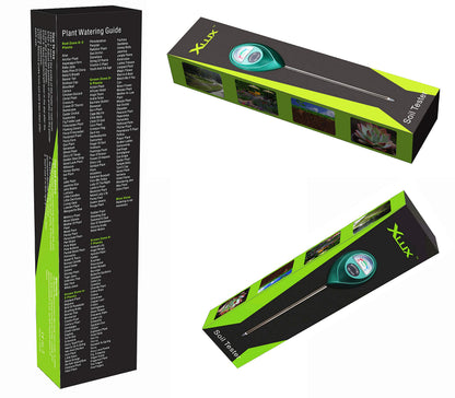 XLUX 2 Pack Soil Moisture Meter, Garden Lawn Indoor Outdoor Use, Battery-Free